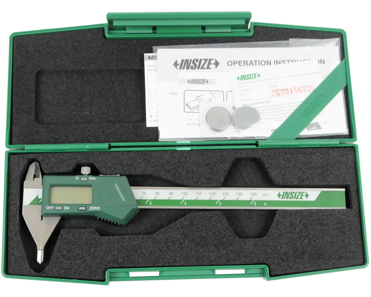 Pie de metro digital puntas reducidas 0-150mm/0-6 INSIZE 1169-150
