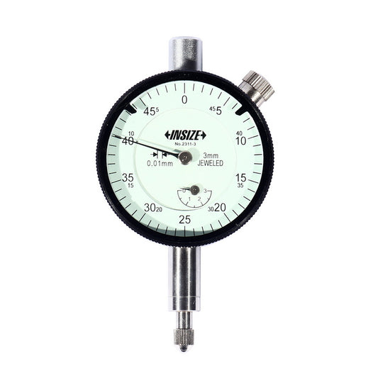 Reloj Comparador compacto respaldo plano 3mm INSIZE 2311-3F