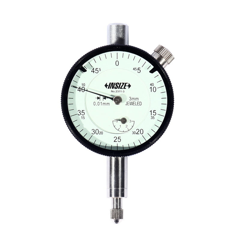 Reloj Comparador compacto respaldo plano 3mm INSIZE 2311-3F