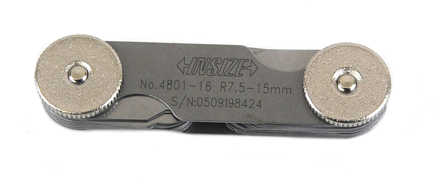 Galgas de radios 7.5-15mm INSIZE  4801-16