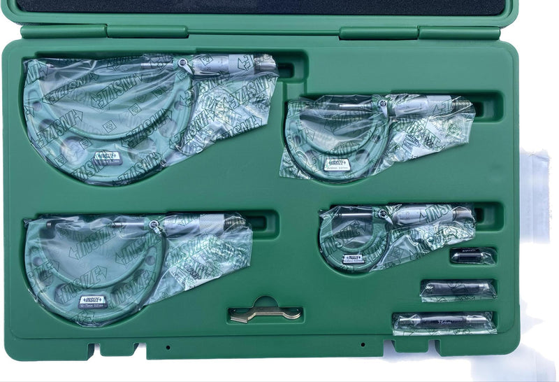 Set micrometro exterior 0-100mm INSIZE 3203-1004A