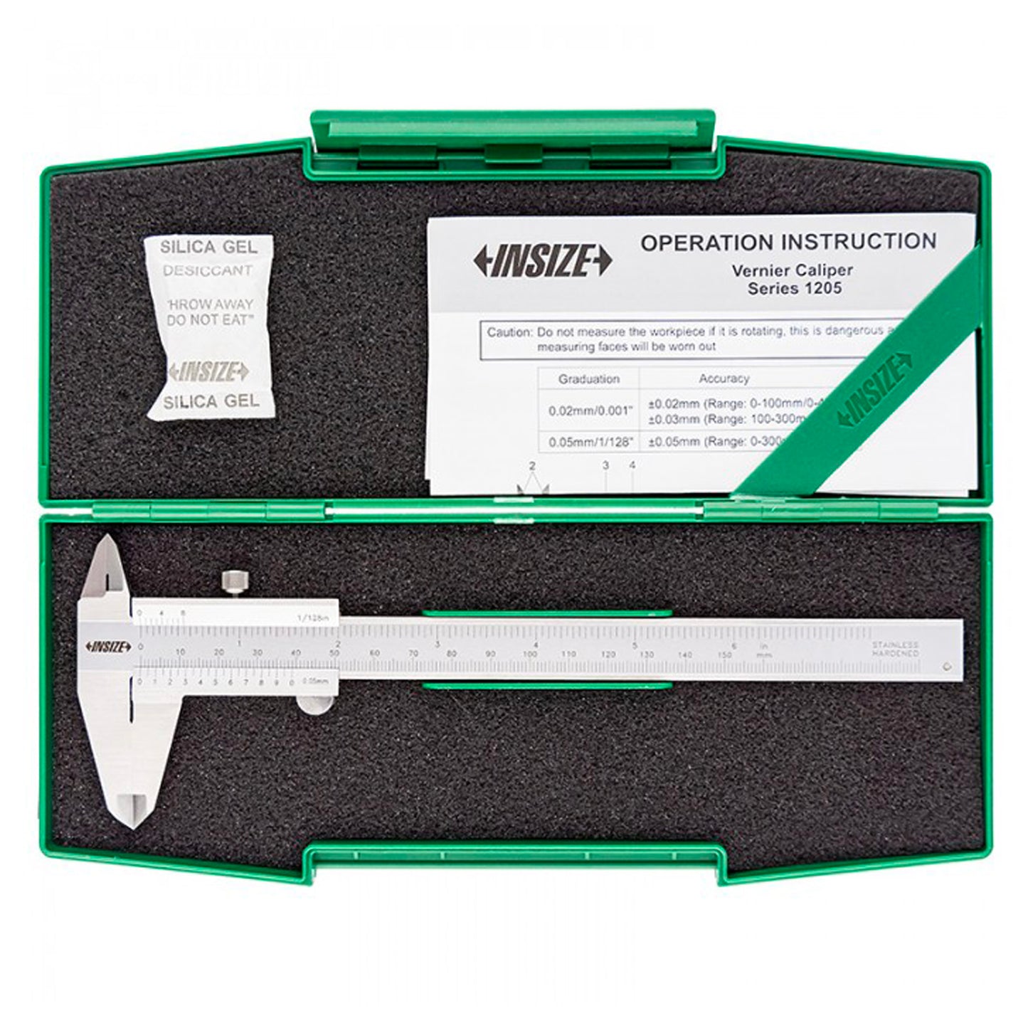 Pie de metro analogo 150mm o 6" (0,05mm-1/128") INSIZE 1205-150S