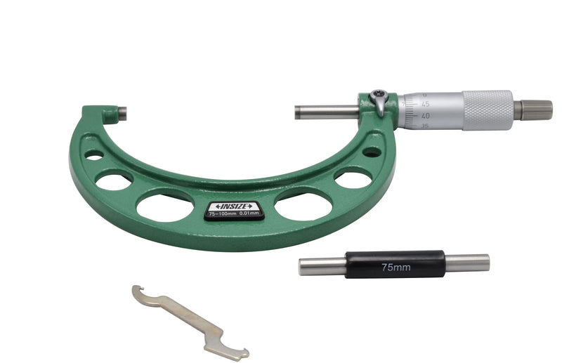 Micrometro exterior analogo 75-100mm INSIZE 3203-100A