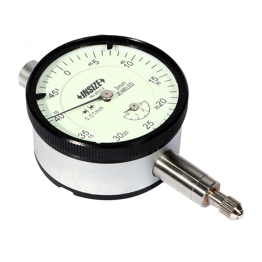 Reloj Comparador compacto respaldo plano 3mm INSIZE 2311-3F