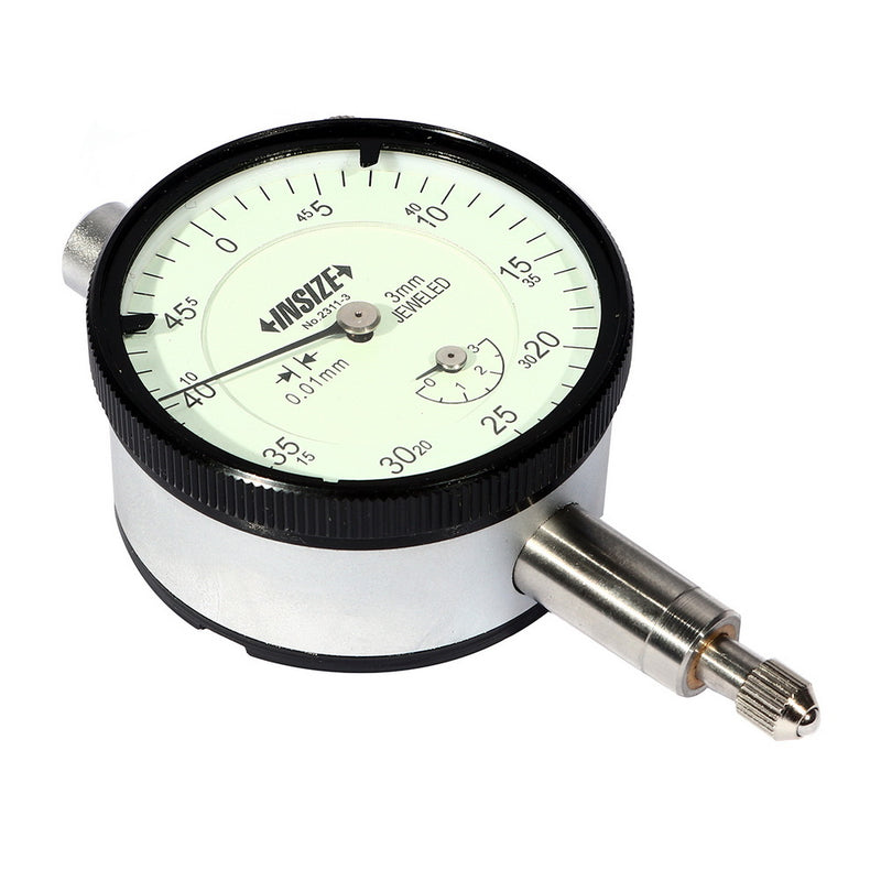 Reloj Comparador compacto respaldo plano 3mm INSIZE 2311-3F
