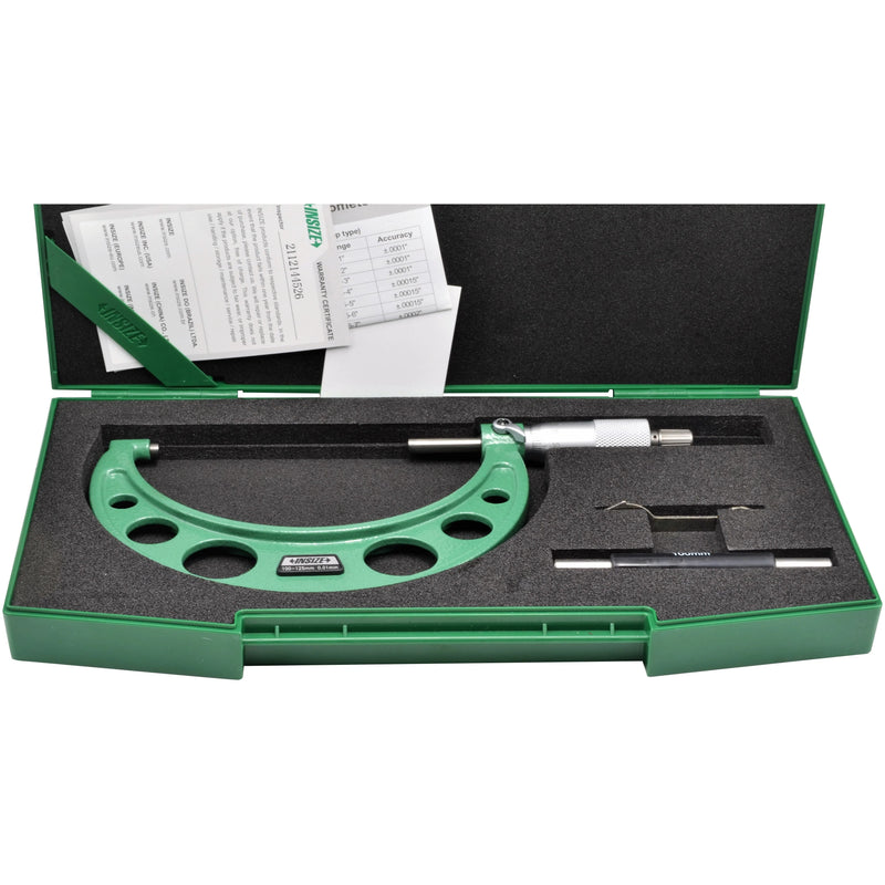 Micrometro exterior analogo 100-125mm INSIZE 3203-125A