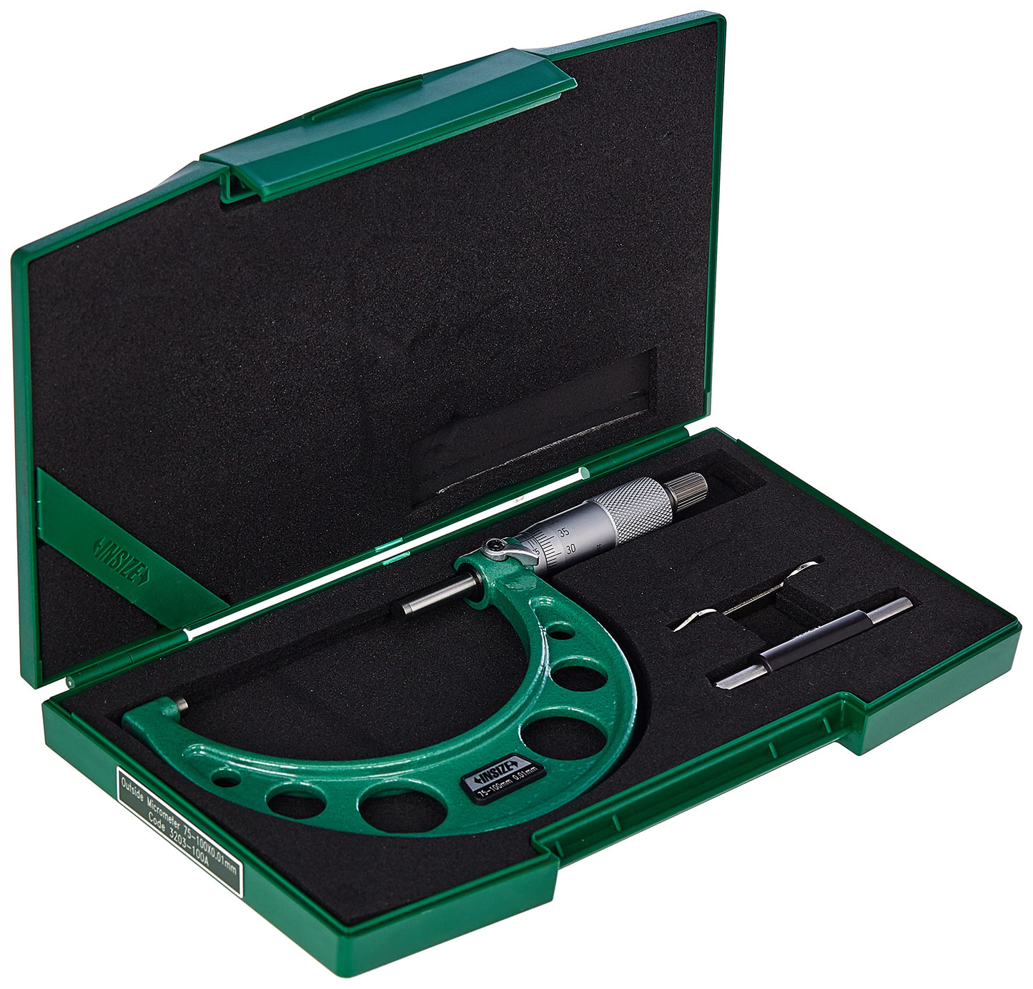 Micrometro exterior analogo 75-100mm INSIZE 3203-100A