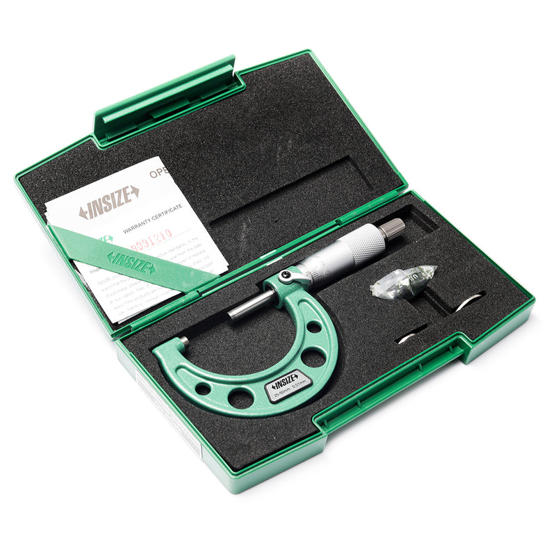 Micrometro exterior analogo 25-50mm INSIZE 3203-50A