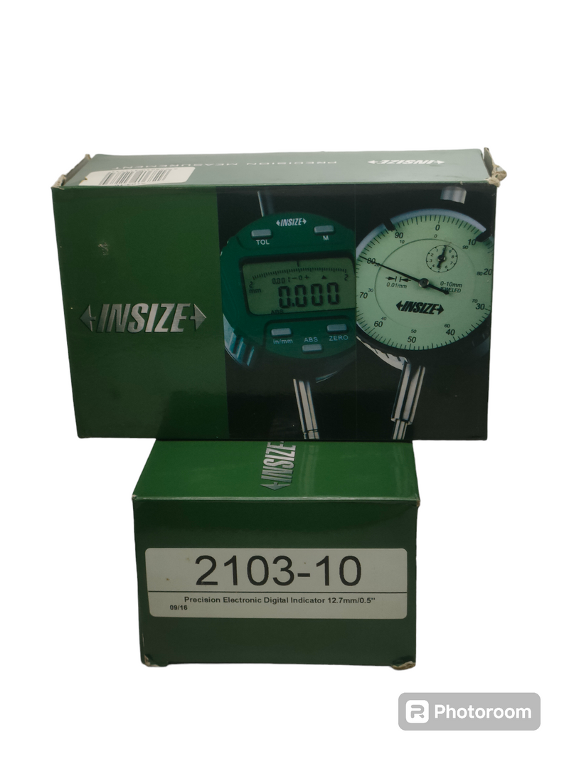 Reloj comparador digital 0-12.7mm 0.001mm 0.00005" orejeta INSIZE 2103-10