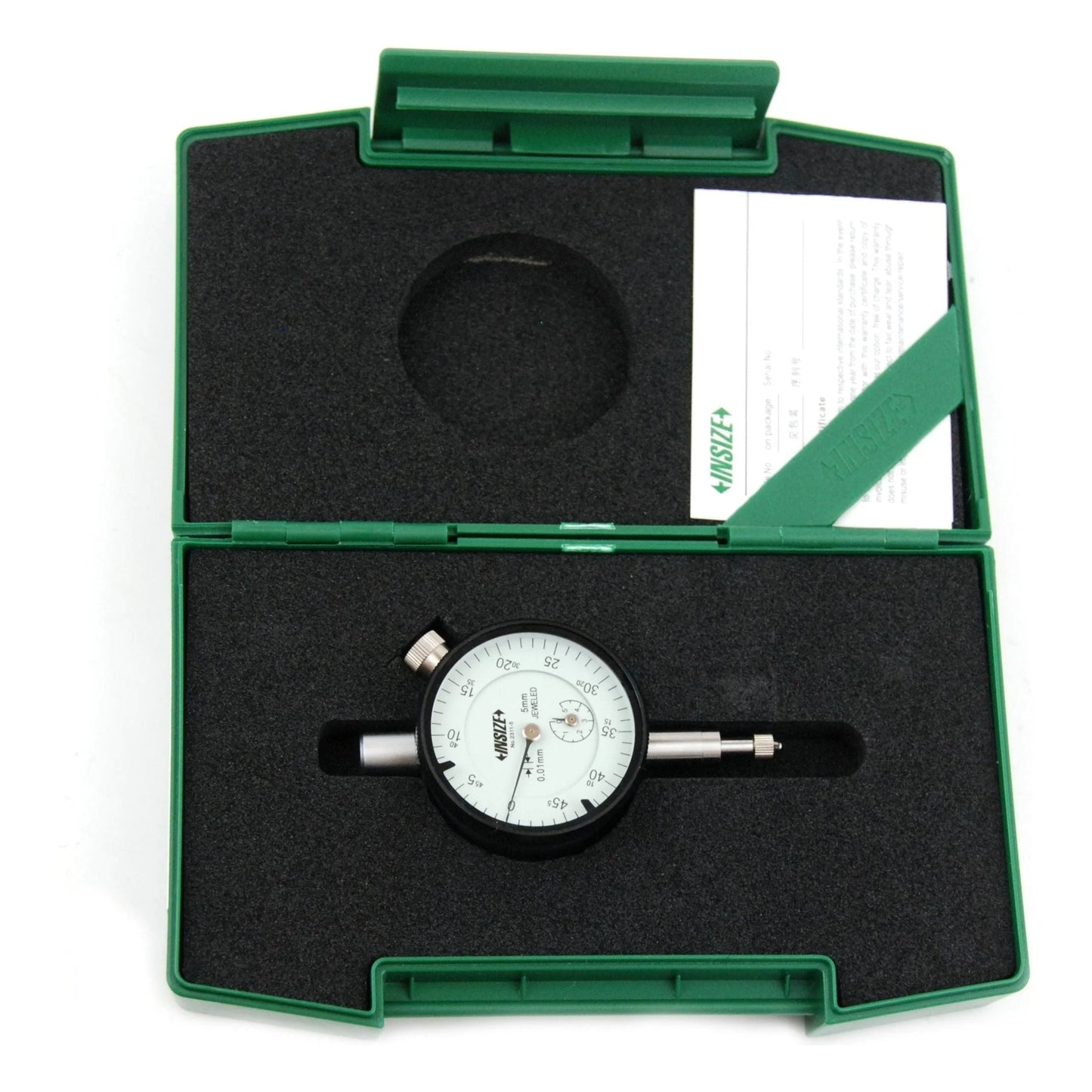 Reloj comparador compacto respaldo plano 5mm INSIZE 2311-5F
