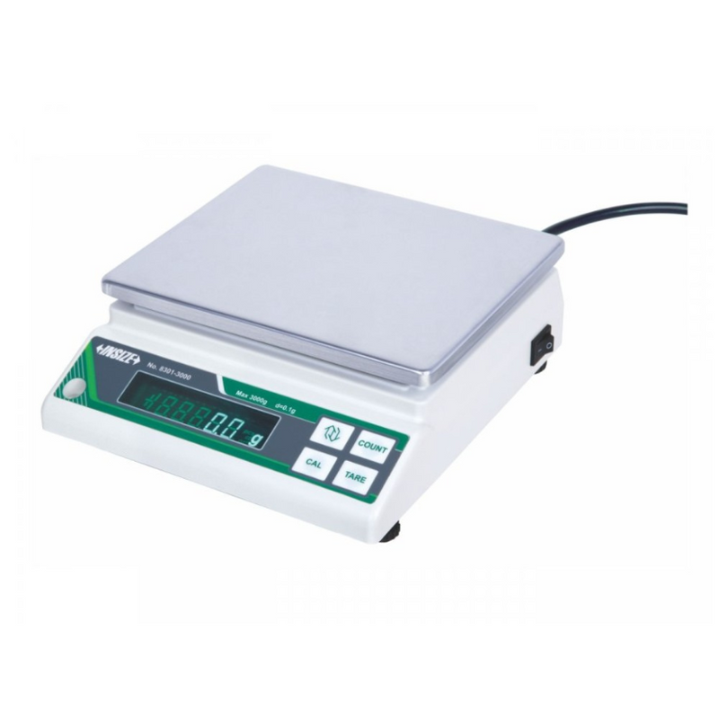 Balanza electrónica 0.1-3.000grs INSIZE 8301-3000
