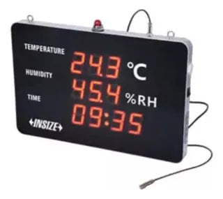 Reloj Medidor de temperatura y humedad Digital (integrado) INSIZE 0314-H533A