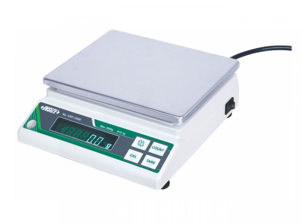 Balanza electrónica 0.1-3.000grs INSIZE 8301-3000